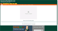 Desktop Screenshot of businessplanworld.com